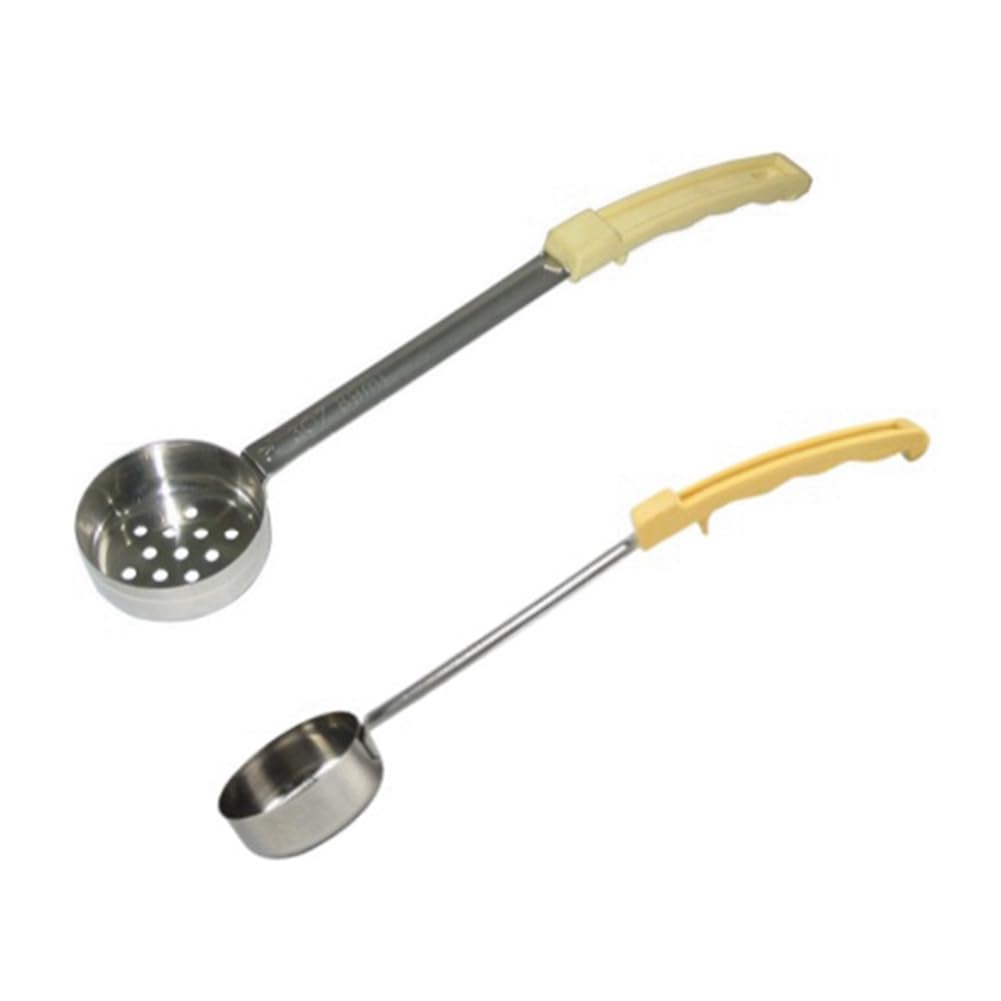 CTRLZS Stainless Steel Pizza Sauce Spoon Pizza Spread Ladle Serving Spoon with Long Handle Kitchen Baking Tool 3 Ounce