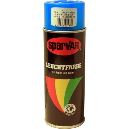 Preisvergleich Produktbild SparVar 6031071 Lackspray leuchtspray, Neon, 400 ml, blau