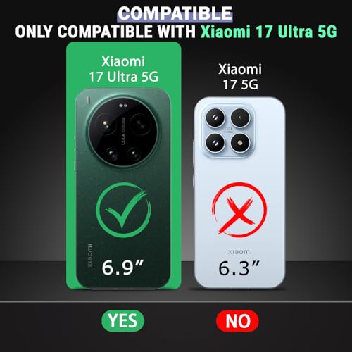 Image of TheGiftKart Tough Armor Bumper Back Cover Case for Xiaomi 17 Ultra 5G | Kickstand & Ring Holder | 360 Degree Protection Back Cover Case for Xiaomi 17 Ultra 5G (PC & TPU, Rotating Camera Cover, Black)