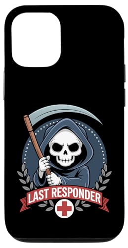 Grim Reaper Last Responder Dark EMT �~�}�����f�U�C�� �X�}�z�P�[�X iPhone 12/12 Pro �p