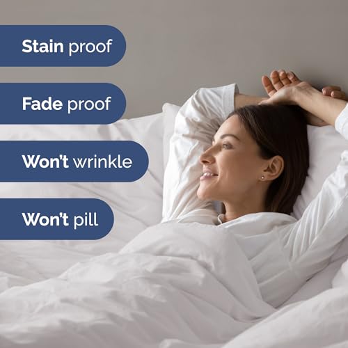 Image of Duvet Cover King Size Set - Extra Soft King Duvet Cover 104 inch x 90 inch with 2 Pillow Shams for Women, Men, Kids & Teens - Hotel Luxury w / Zipper Closures & Ties - Comfy, Cozy & Breathable (French Grey)