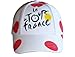 Le Tour de France Casquette à Pois de Cyclisme - Collection Officielle - Taille Adulte réglable