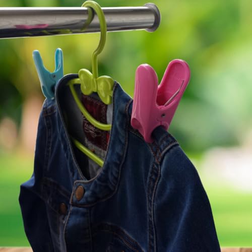 Sellador de bolsas portátil de ABS con 10 pinzas ligeras para cocina 6
