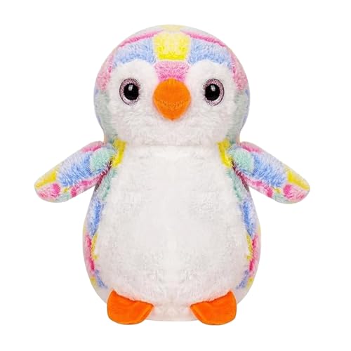 Image of Flufies Plush Toys - Snuggly and Aesthetic Stuff Plush Toys and Baby Toys - Soft Toys for Baby Girl and Baby Boy - Soft Toys for Girlfriend Gift (Colorful Penguin)