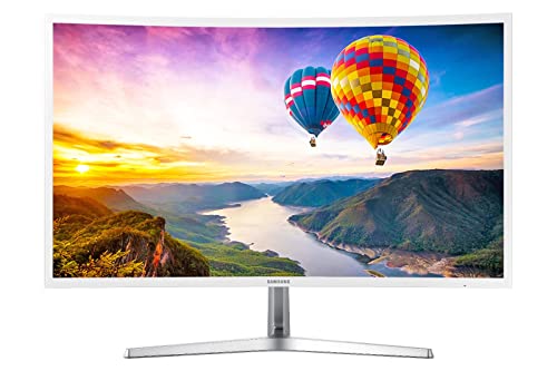 New Samsung 32" Full Hd Curved Screen Led Tft Lcd Monitor Glossy White Magicbright Freesync Technology Eco Saving Plus Eye Saver Displayport Hdmi (Lc32F397Fwnxza) #TOP2