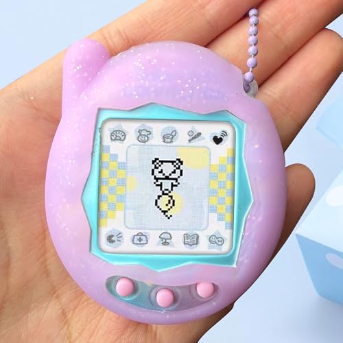 Coque silicone Tamagotchi Connection violet étui protection console