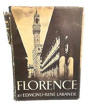 Hardcover Rare Antique Book Florence By Edmond-Rene Labande Hard Cover First Edition Book