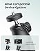 Phone Tripod with Light, Portable and Flexible Phone Stand for Video Recording with Wireless Remote, 360° Rotating Tabletop & Travel Tripods for iPhone, Smartphones, Camera