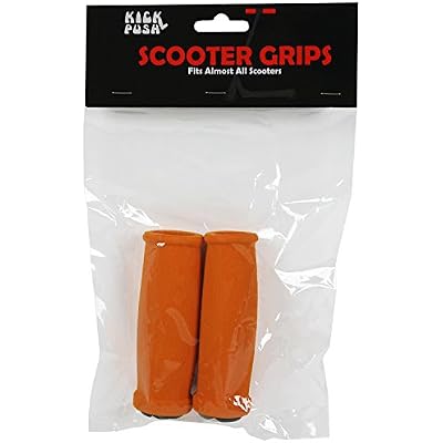 New Replacement Handle Grips for Razor Scooter - Foam Grip for Handlebar (Orange)