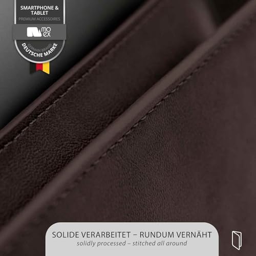 Étui pour Samsung Galaxy Z Flip 7 FE moex housse protection marron