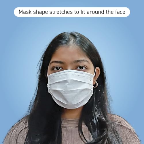 Image of Suzuran Japanese Airspace Face Masks - Water-Resistant, High-Efficacy, Ultra-Soft Nonwoven Fabric, Disposable & Breathable - Pack of 60