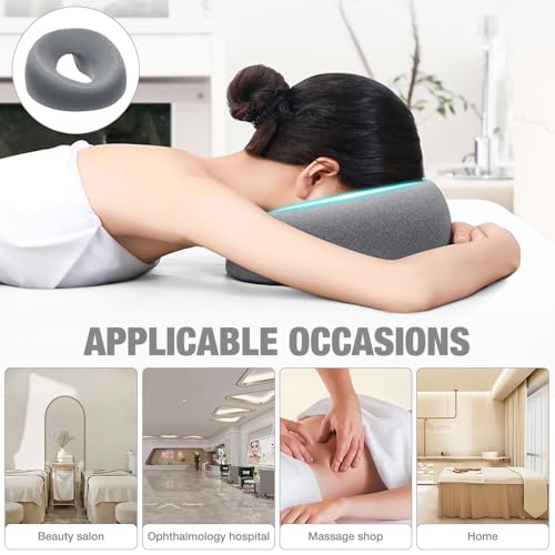 Oreiller de massage visage en M pour éviter les douleurs cervicales sur table de soin - 6