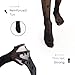 Nalvia Black Bold Polka Dot Tights for Women | 30 Denier Patterned Pantyhose, Stretch Nylon Fashion Stockings, Elegant Black Tights for Women for Parties, Dresses & Daily Wear