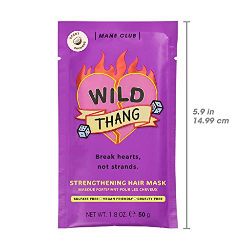 Mane Club Wild Thang Deep Conditioner, Cruelty Free, Vegan, No Sulfates Or Parabens — Pack Of 6 #TOP3