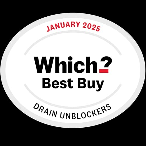Buster Bathroom Drain Unblocker (Pack of 2 x 300ml) Fast-Acting Sink Unblocker Dissolves Hair, Sludge and Soap, Drain Cleaner Clears Blockages in Shower, Bath and Bathroom Sink Pipes - Made in UK