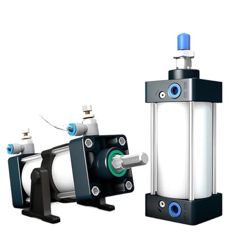 Cylindre pneumatique SC double effet pour stabiliser la pression et régler la course