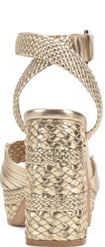 Image of Vince Camuto Pessa Woven Platform Sandals