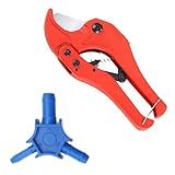 LNGJIN Tagliatubi in Pvc,42 mm Cesoie Tagliatubi,Calibratore Multi Calibro 16 20 26 mm,Cesoie per Tubi in Plastica,per Il Taglio di Tubi in PVC, Tubi in PEX, Tubi in Plastica