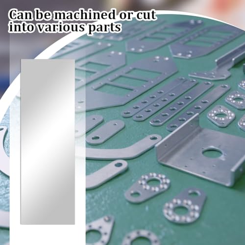 Image of OLYCRAFT 27Pcs 9 Sizes 304 Stainless Strips Sheets Rectangle Stainless Steel Strips Metal Shims Shim Stock Assortment Metal Shim Stock for Kitchen Trim Gap Filler Tools Home Improvement