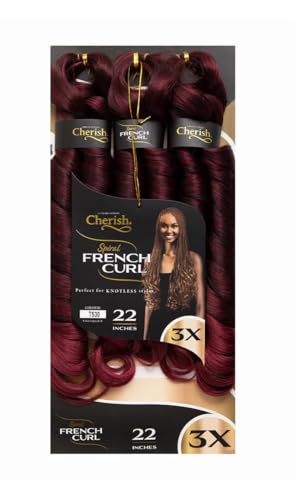 Spirales francaises Curl 22 extensions synthétiques premium de cheveux bouclés T530