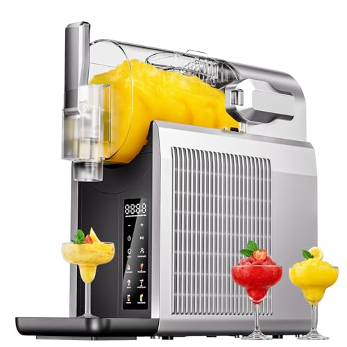 Slushie Machine, EASTPUS 68oz No Ice Needed, Frozen Drink & Soft Serve Maker, Rapid Freeze...