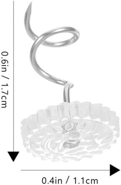 Generic 200pcs Plastic Sofa Twist Pins Non-Marking Furniture Tacks Anti-Slip Fixing Nails for Upholstery Bed Skirt and Cushion Stabilizing