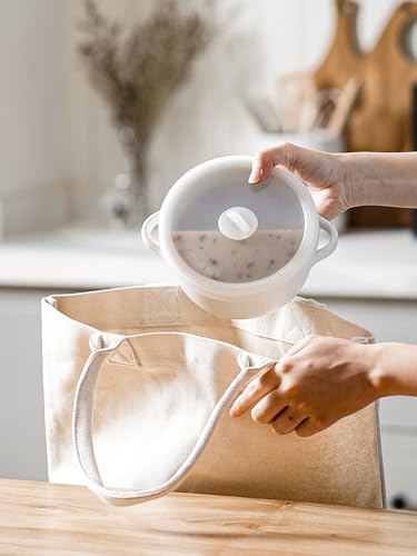 Le Tauci Soup Bowls With Handles And Silicone Lids thumb #3