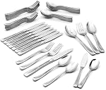 Oneida T837045AL20 Lincoln 45-Piece Everyday Flatware Set, Service for 8