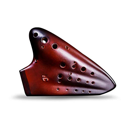 Sucastle Tres Tubo Ocarina 3 Rango Alto C Ahumado cermica Zelda Ocarina de coleccin Ideas del Regalo del Instrumento de msica for Profesionales (Color : A)