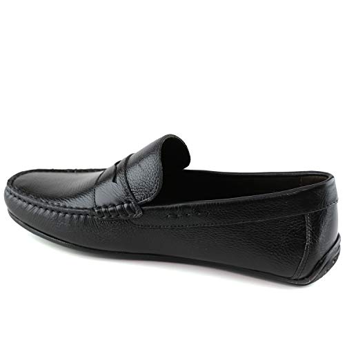 Image of Men's Leather Casual Slip On Penny Loafers
