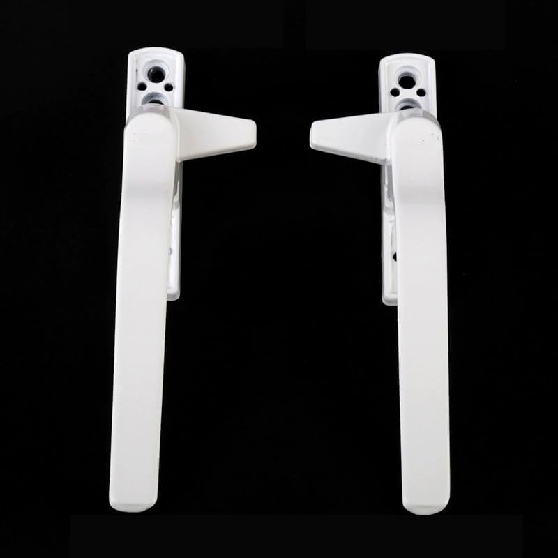 window handle， 1 Pcs Aluminum Alloy Casement Latches Plastic Steel Open Door Window Lock Repair Replacement Parts(Left 1pcs)