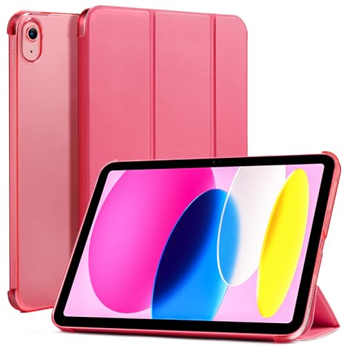 CoBak Case for for iPad A16 11th Generation 11 inch 2025/iPad 10th Generation 10.9 inch 2022, Trifold Stand for iPad 11th/10th Gen, Auto Wake/Sleep, Raspberry