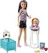 Produktbild Mattel Barbie FHY98 "Skipper Babysitters Inc." Puppen und Hochstuhl Spielset (brünett)