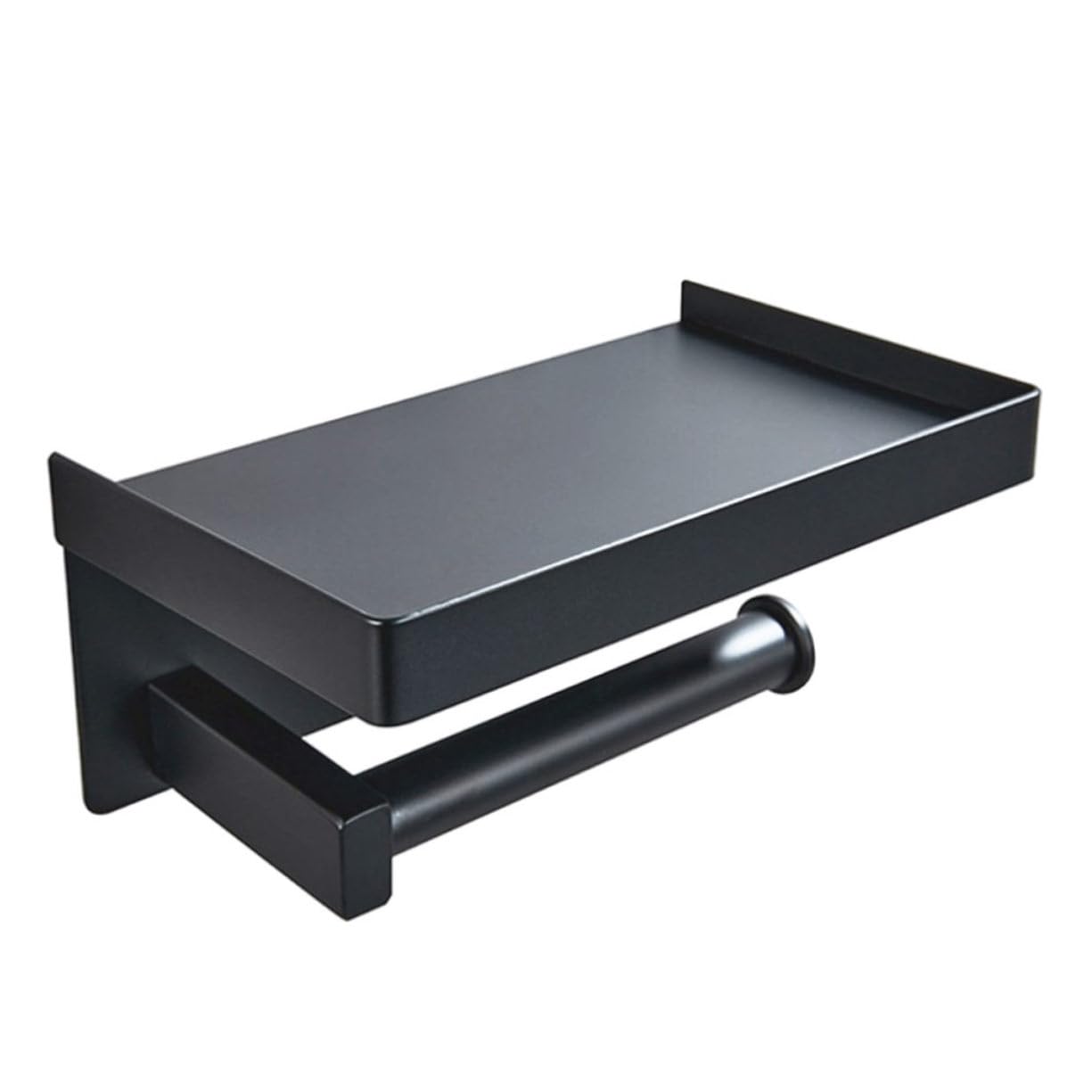 SEWACC Toilet Paper Standing Holder Rustic Roll Paper Rack Industrial Chrome Holder Multipurpose Storage Stand