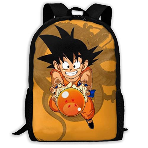 Beating Heart Mochila Escolar  Regalo Casual de de Viaje de de niño Goku Dragon Ball