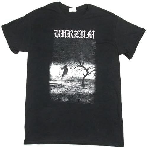 Camiseta para hombre Burzum When Night Falls, Negro, XXL