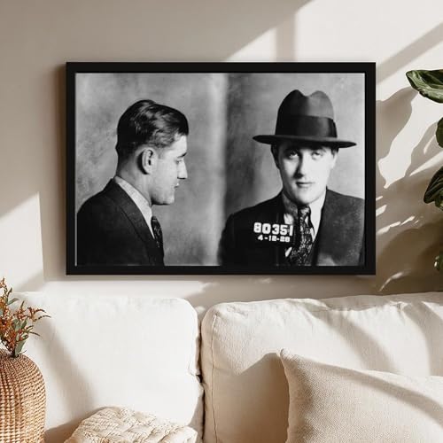 Impression sur toile Benjamin Bugsy Siegel de WCYB : décoration murale encadrée premium