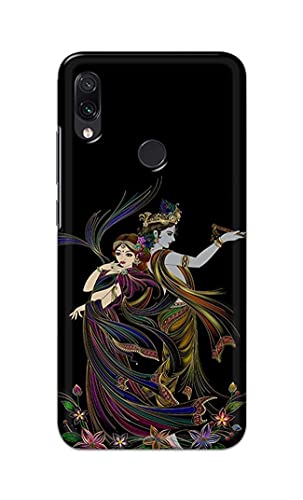 Image of Lord Radha and Krishna Hard Back Case Cover for Redmi Note 7 / Redmi Note 7 Pro /Redmi Note 7S Back Cover -(J5) VNS2223