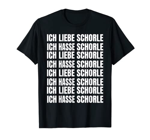 Ich liebe Schorle Pfalz Weinfest - Divertido diseño de vino Camiseta