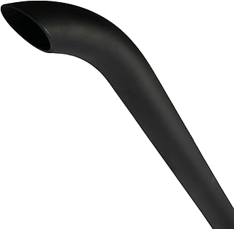 JMCHstore Header Pipe for Lifan 79cc/105cc Engine for Coleman B100 RB100, Mega Moto MMB80 MMB105, Phatmoto Gas Bike, Motovox MBX10 Orxyearth Dirt Kids Mini Bike MMK80 Go Kart (Black)