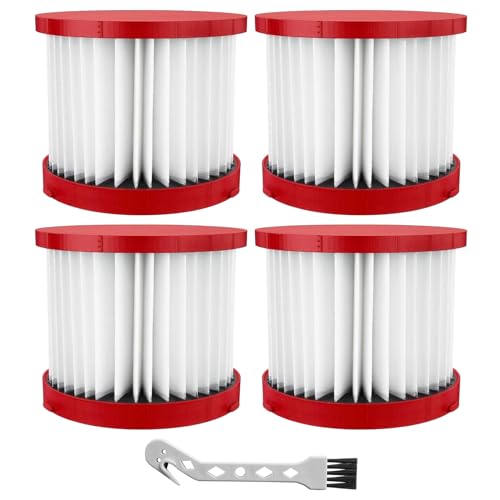 Kingsea HEPA�t�B���^�[ Milwaukee 49-90-1900 �E�F�b�g�h���C�|���@�Ή� M18�|���@4�� �N���[�j���O�u���V1�{�t��