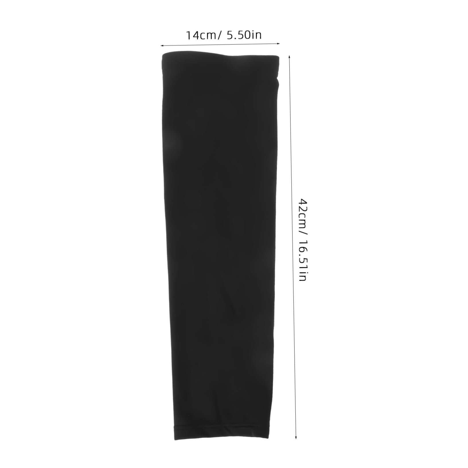 TOYANDONA Couverture De Bras Chaud Protecteur Manche Envelopper Thermique Couvre-bras Manchons De Protection Des Bras Manchon De Bras D'hiver Protège-bras Tissu Noir