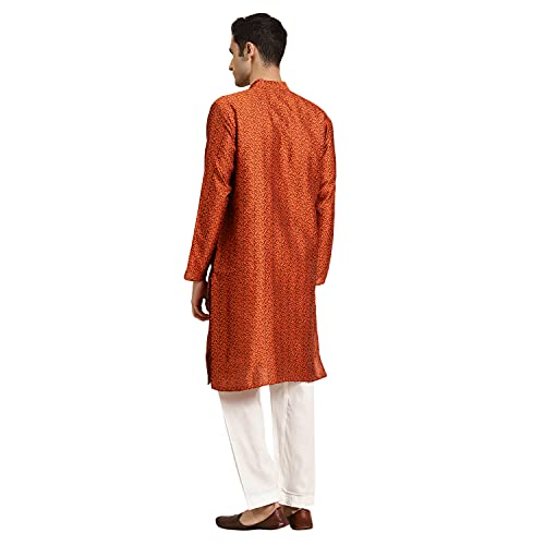 Image of SOJANYA (Since 1958, Men's Silk Blend Grey Kurta Pyjama & Silk Blend Jacket Combo