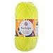 Produktbild 100g Strickgarn Häkelgarn Bambu Sakura Mischgarn Garn Gewebe, Farbe:K448 neongelb