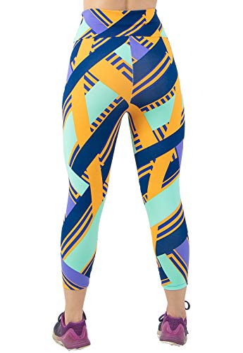 Calça Legging Corsário 4 Estações Estampado Fitness Academia (GG)