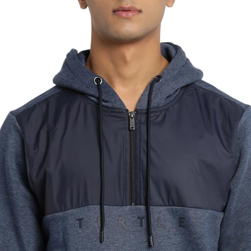 Image of Turtle Men Polycotton Stripes Hooded Sweatshirt||Men's Hoodie