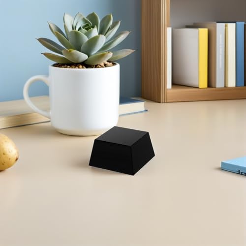 Expositor de trofeos de cristal negro CALLARON con base trapezoidal para grabado 7
