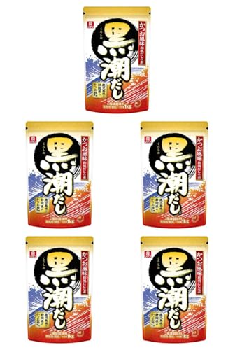 理研ビタミン 黒潮だし チャック付袋 1KG×5パック 常温(まとめ買い) (Vandroロゴ付包装・INDEXBOX)