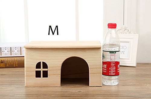 Omem For Small Animals House Natural Life Tunnel System Such As Hamsters, Guinea Pigs, Golden Bears, Hedgehogs, Rabbits, Turtles, Easy To Clean (M) #TOP1