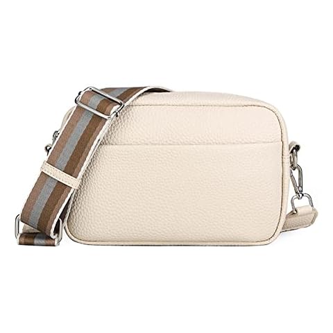 TIAASTAP Cross Body Bag - Small Handbags & Shoulder Bags with Adjustable Wide Strap, Multipurpose Leather Crossbody Bag for Women Ladies Girls Daily Use (Beige) Cover